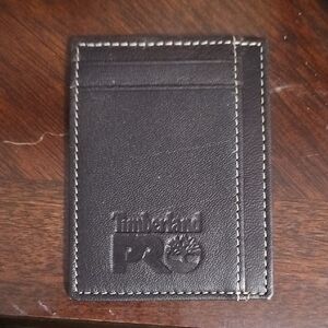 Timberland PRO Dark Brown Leather Card Holder